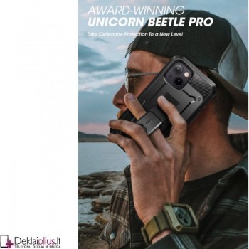 Supcase unicorn beetle pro serijos dėklas + laikiklis (telefonui Apple Iphone 13) Supcase unicorn beetle pro serijos dėklas + laikiklis (telefonui Apple Iphone 13)